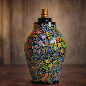 Hand-Painted Luxury papier mache lamp base