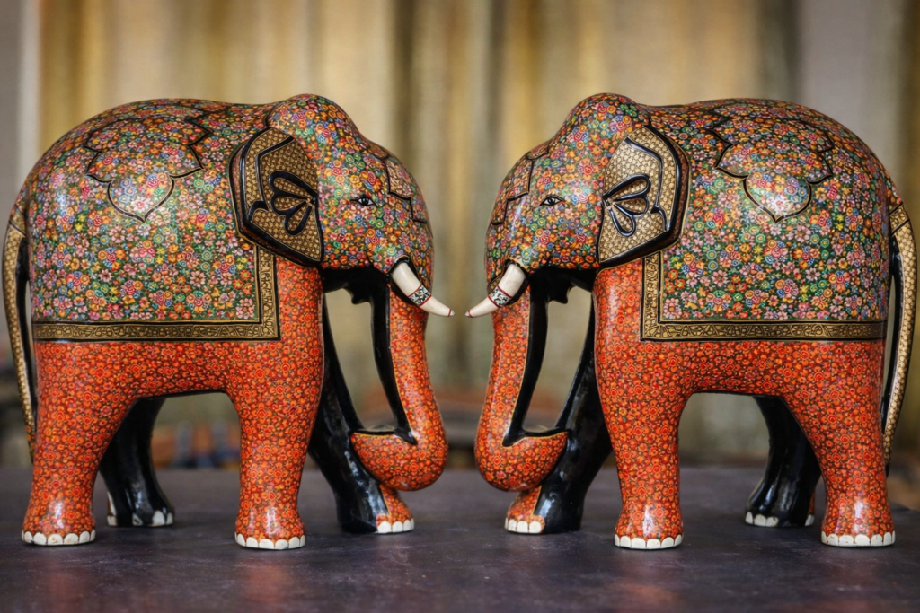Hazara Elephant pair 20 inches