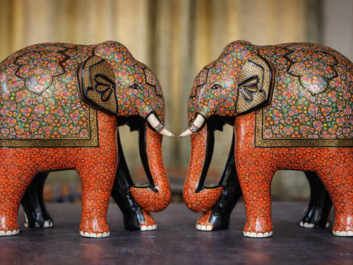 Hazara Elephant pair 20 inches