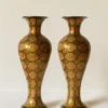 tall hazara flower vase 38 inch, Hazara geometric art paper mache