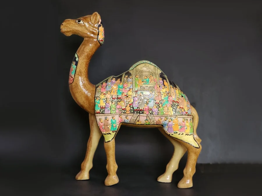 camel mughal arts design embossed