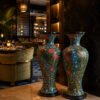 shabi vase 28 inch real gold pair,Elegant Vases for Lounge