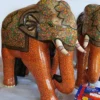 tiny hazara elephant pair 20 inch