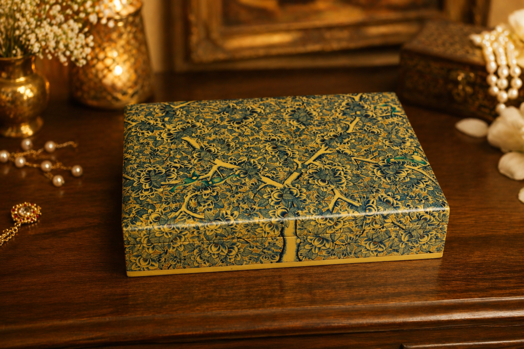 Blue China Jewelry Box