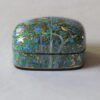 Handmade Paper Mache Curvy Top Jewelry Box 4 Inch Floral