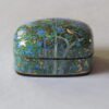 Handmade Paper Mache Curvy Top Jewelry Box 4 Inch Floral
