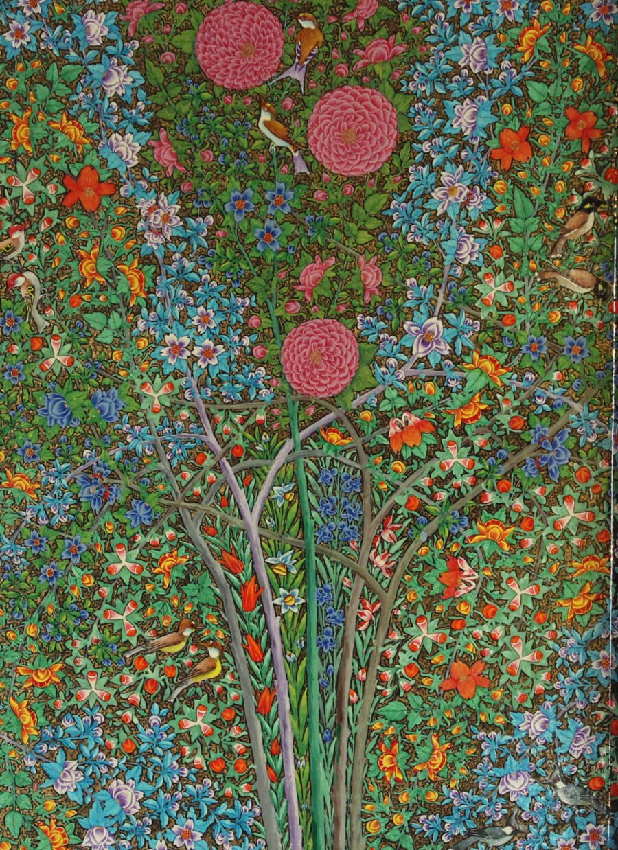shab e gul e wilayat wall painting kashmir