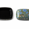 Handmade Paper Mache Mynah Jewelry Box with Mynah Pair Design | Kashmiri Curvy Top Artisan Box
