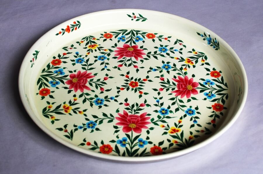 Hand Painted Steel Plate