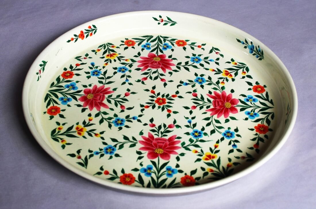 Hand Painted Steel Plate