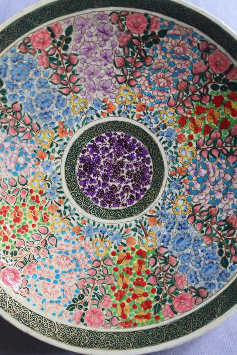 Kashmiri Papier Mache Wall Plate