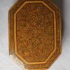 vintage paisley papier mache box