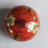 Round papier mache box