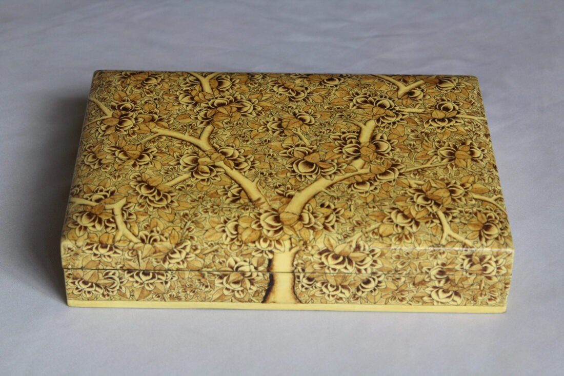Kashmiri Papier Mache Jewelry Box