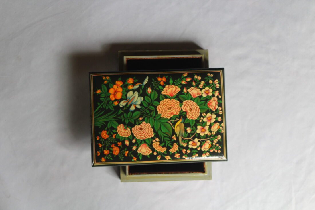 Floral Bird Jewelry Box