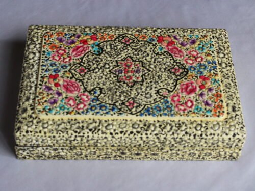Ivory Embossed Jewelry Box