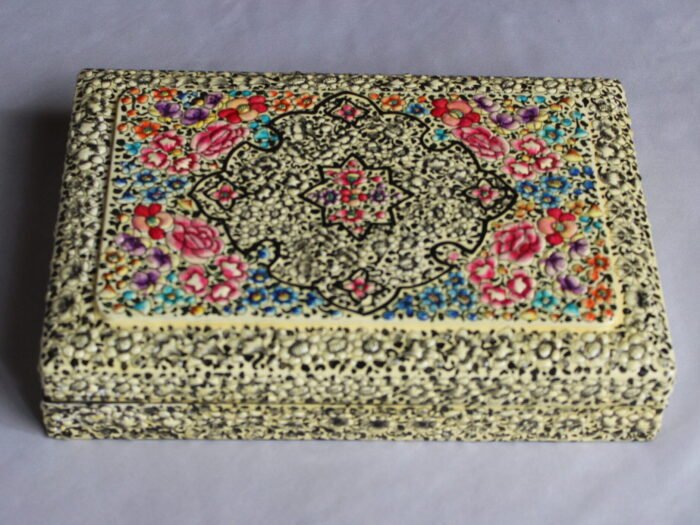 Ivory Embossed Jewelry Box