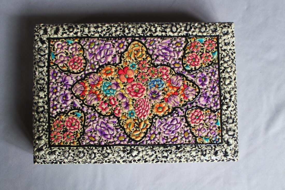 Embossed Multicolor Jewelry Box