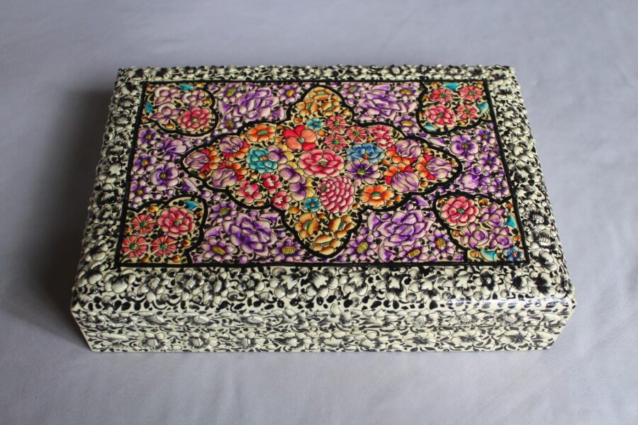 Embossed Multicolor Jewelry Box