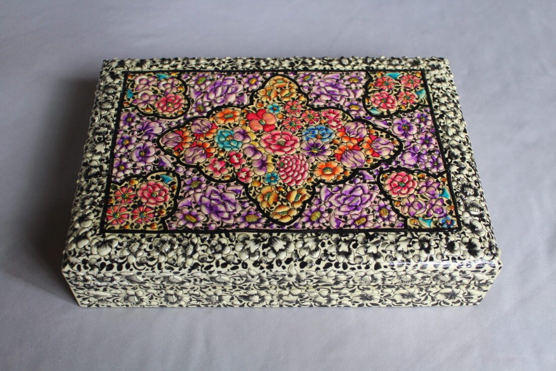Embossed Multicolor Jewelry Box