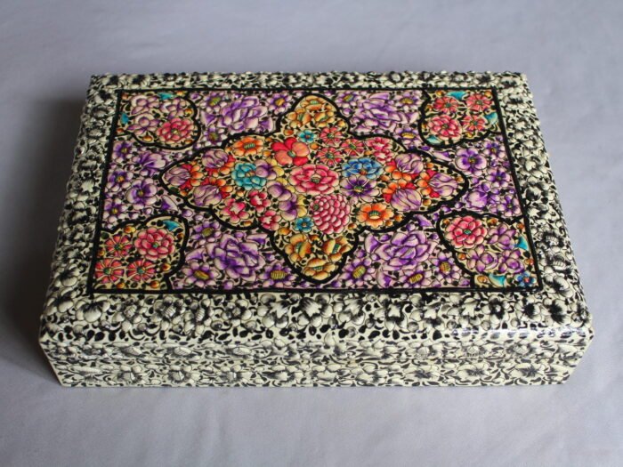 Embossed Multicolor Jewelry Box