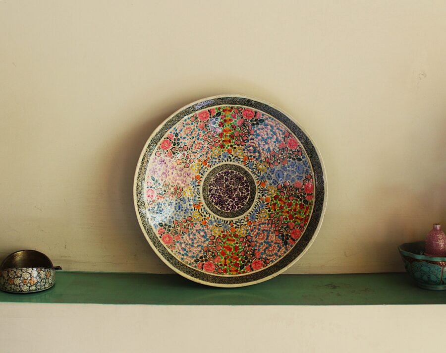 Kashmiri Papier Mache Wall Plate
