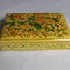 Yellow Floral Bird Jewelry Box