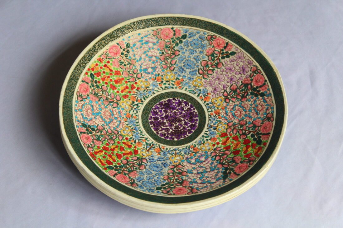 Kashmiri Papier Mache Wall Plate