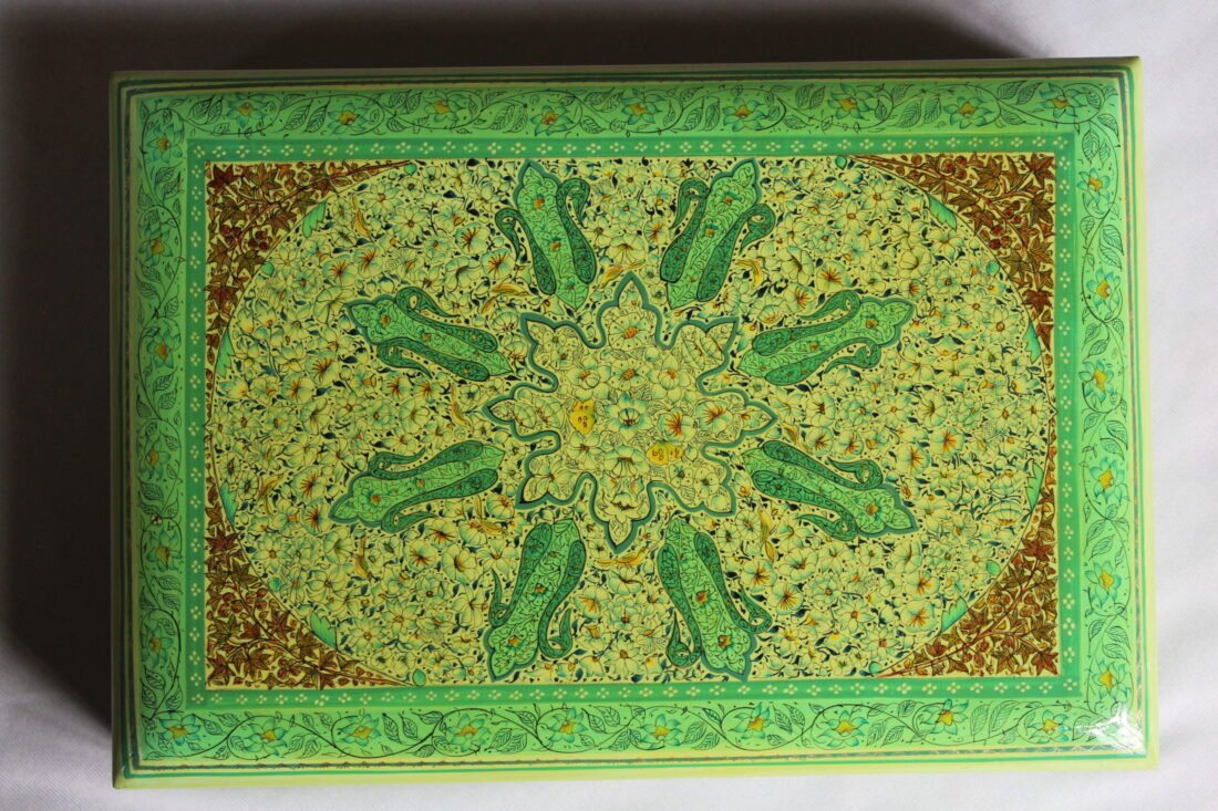 Mint Green Kashmiri Jewelry Box