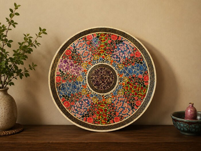 Kashmiri Papier Mache Wall Plate