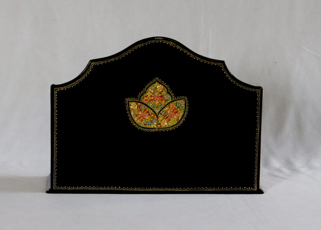 Persian floral arch letter rack